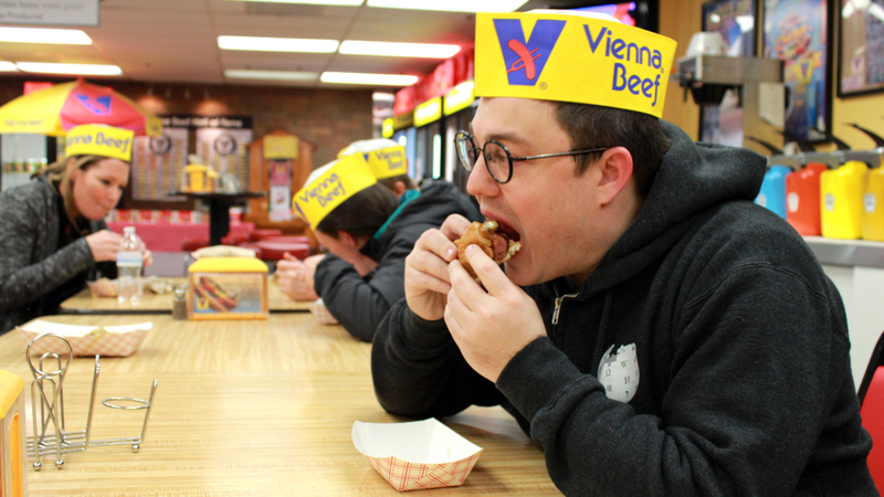 Students of Chicago’s Hot Dog University are required to eat their homework.